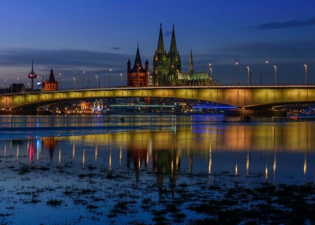 High water in Cologne