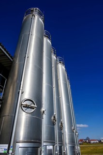 Steel silos for flour