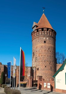 Prison tower on the castle grounds