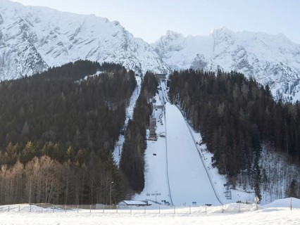 Kulm ski jump at Kulmkogel