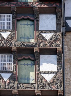 Woodcarvings at Huneborstel's House