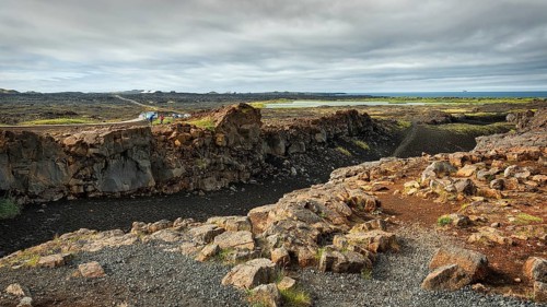 Continental Rift between North American and Eurasian Plates
