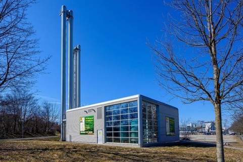 Peak load heating centre