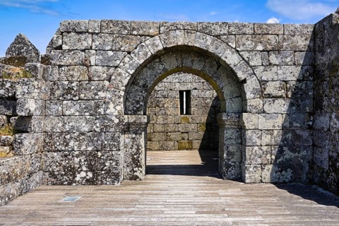 Castle inner courtyard