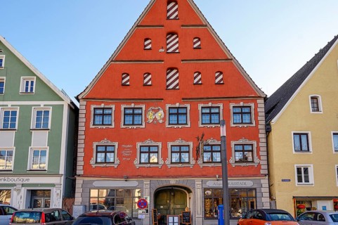 Red facade