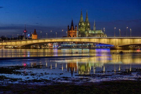 High water in Cologne
