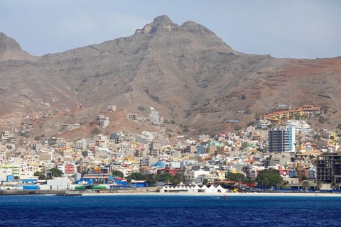 City view of Mindelo