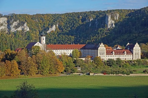 View of Benedictine Archabbey St. Martin