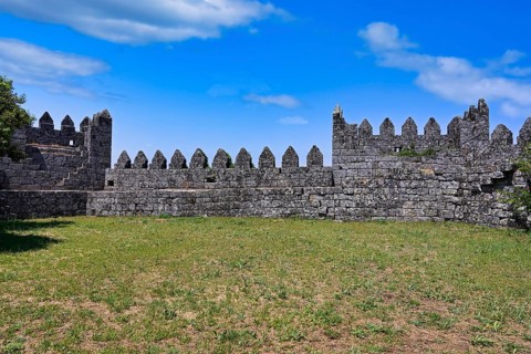Castle inner courtyard
