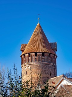 Prison tower on the castle grounds