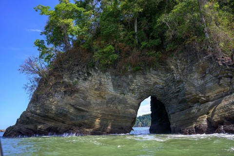 Rock gate at Punta Pinuela