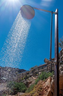Shower on the beach