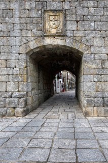 Partial view of King's gate