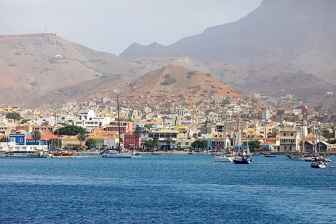 Mindelo harbour bay