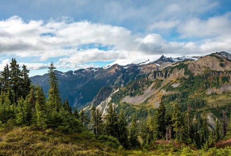 Mountain landscape in autumn