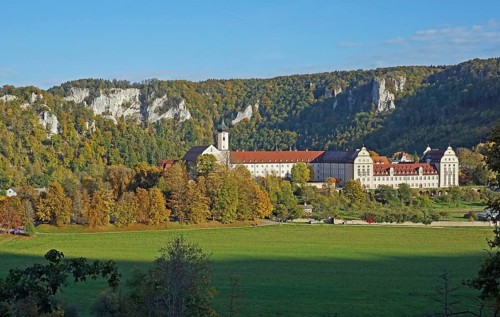 View of Benedictine Archabbey St. Martin
