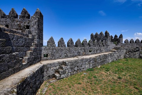 Castle inner courtyard