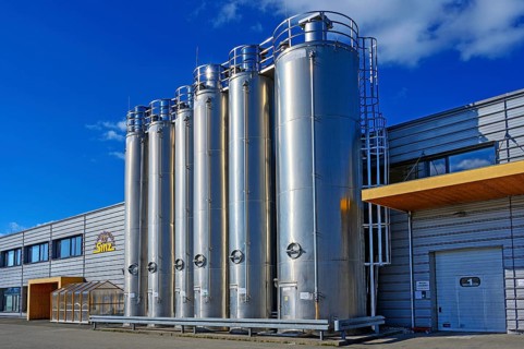 Steel silos for flour