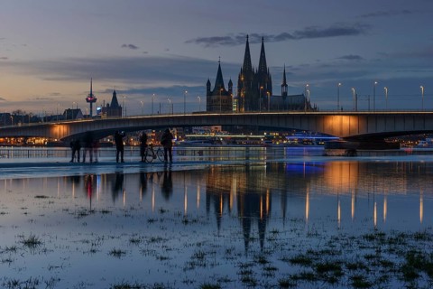 High water in Cologne