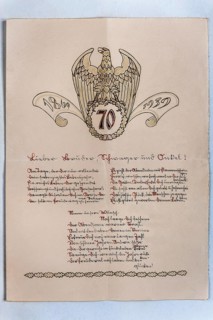 Bief in Suetterlin script from 1939