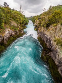 Huka Falls Waterfall