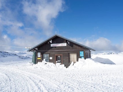 Valley station of the T-bar lift