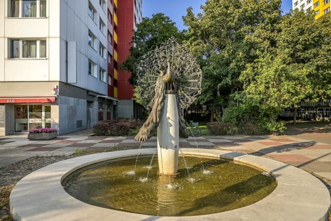 Peacock Fountain