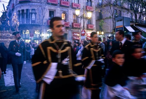 The culmination of the Semana Santa during the Madruga
