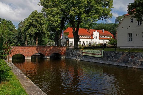 Moated castle