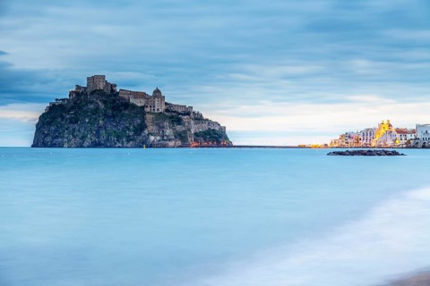 The Castello Aragonese on the island of Ischia