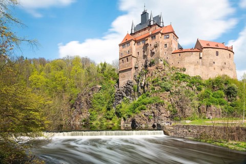 Kriebstein Castle with Zschopau