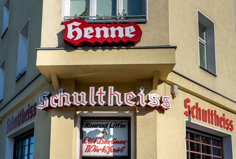 Typical old Berlin corner pub in Kreuzberg