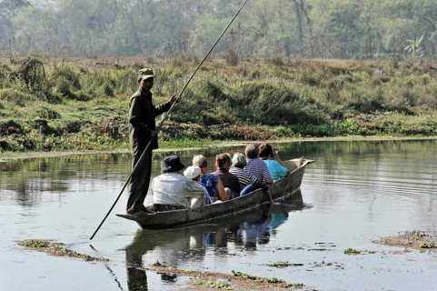 Boat trip on the Rapti River