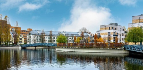 Luxury residential complex at Tegeler Hafen