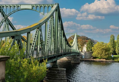 Glienicke Bridge between Berlin and Potsdam