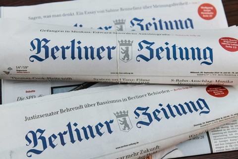 Daily newspaper Berliner Zeitung