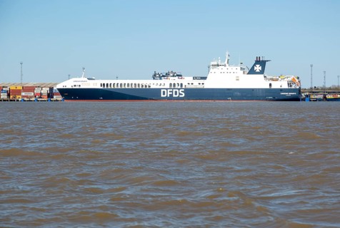 DFDS Gardenia Seaways freight Ro-Ro cargo ferry