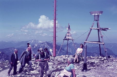 Sunbathing on the Hohe Krippenstein