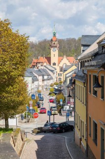 Obermarkt with town hall