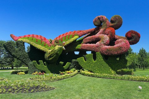 Plant sculpture
