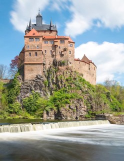 Kriebstein Castle with Zschopau