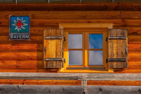 Mountain rescue station at Winklmoosalm