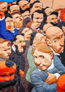 Mural in the Old Town by Friedrich Hecker