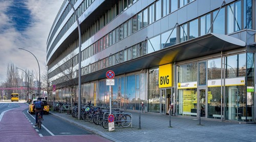 The BVG customer centre building on Holzmarktstrasse in Mitte