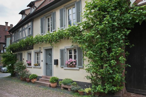 House in the historic old town of Ladenburg