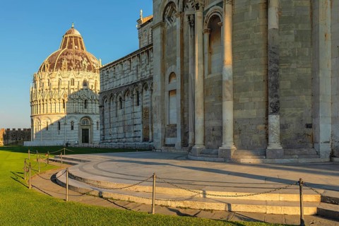 Cathedral of Santa Maria Assunta with Baptistery in Piazza dei Miracoil