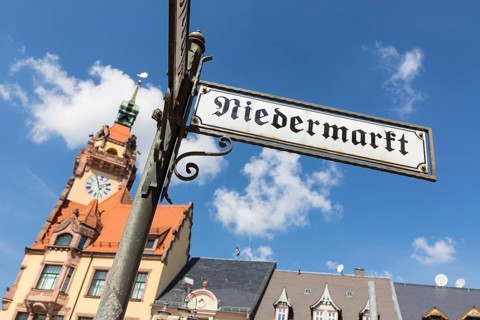 Street sign Niedermarkt