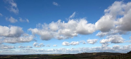 Lines of clouds