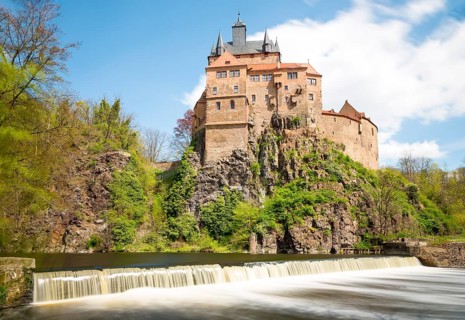 Kriebstein Castle with Zschopau