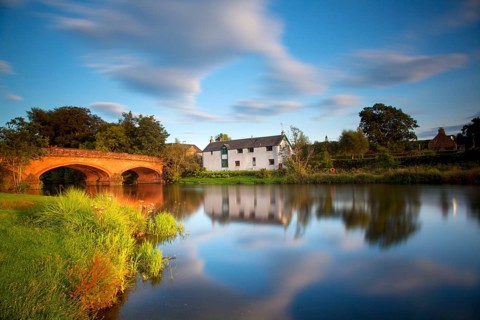 The red bridge over the river Teith became famous after Dr. Finlay s Casebook a BBC TV series was shot here